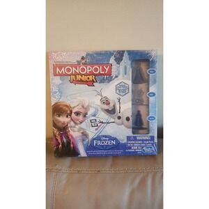 HASBRO MONOPOLY Junior Disney Frozen Board Game Elsa Anna Olaf NEW Sealed
